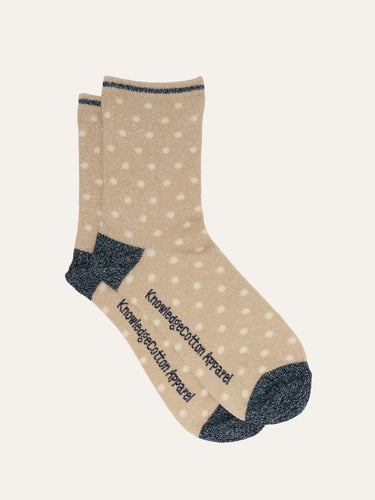 lurex glitter dot socks