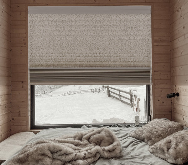 blinds open or closed in winter