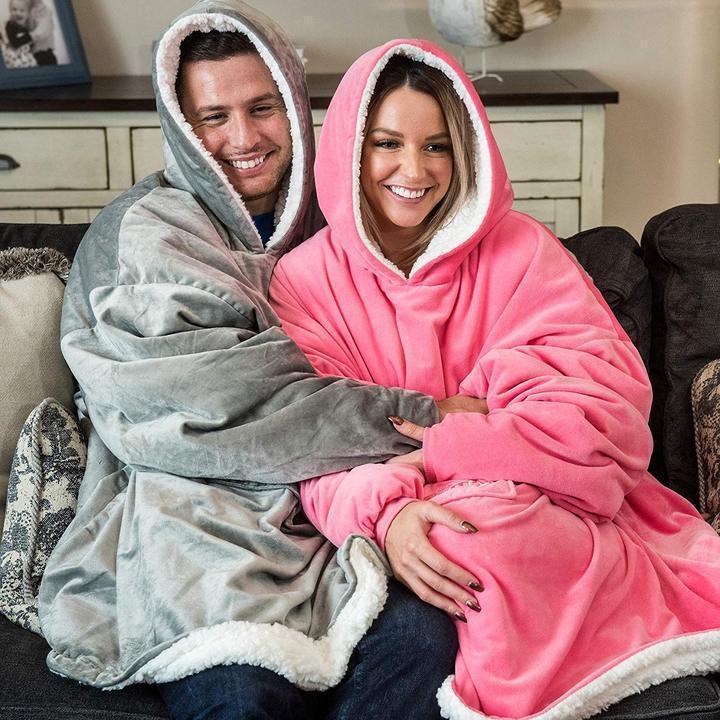 large blanket hoodie