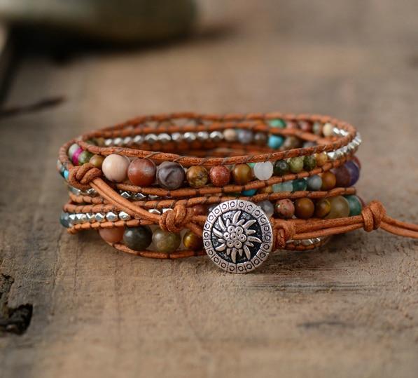 Bracelet Wrap Des 7 Chakras Karma Zen