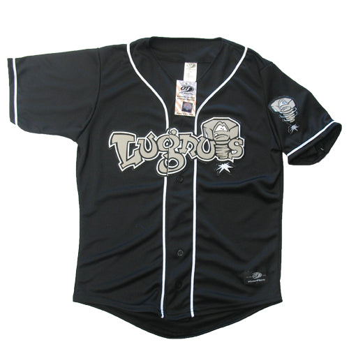 Lansing Lugnuts Adult Road Replica Jersey - Black - Lansing Lugnuts Official Store product image