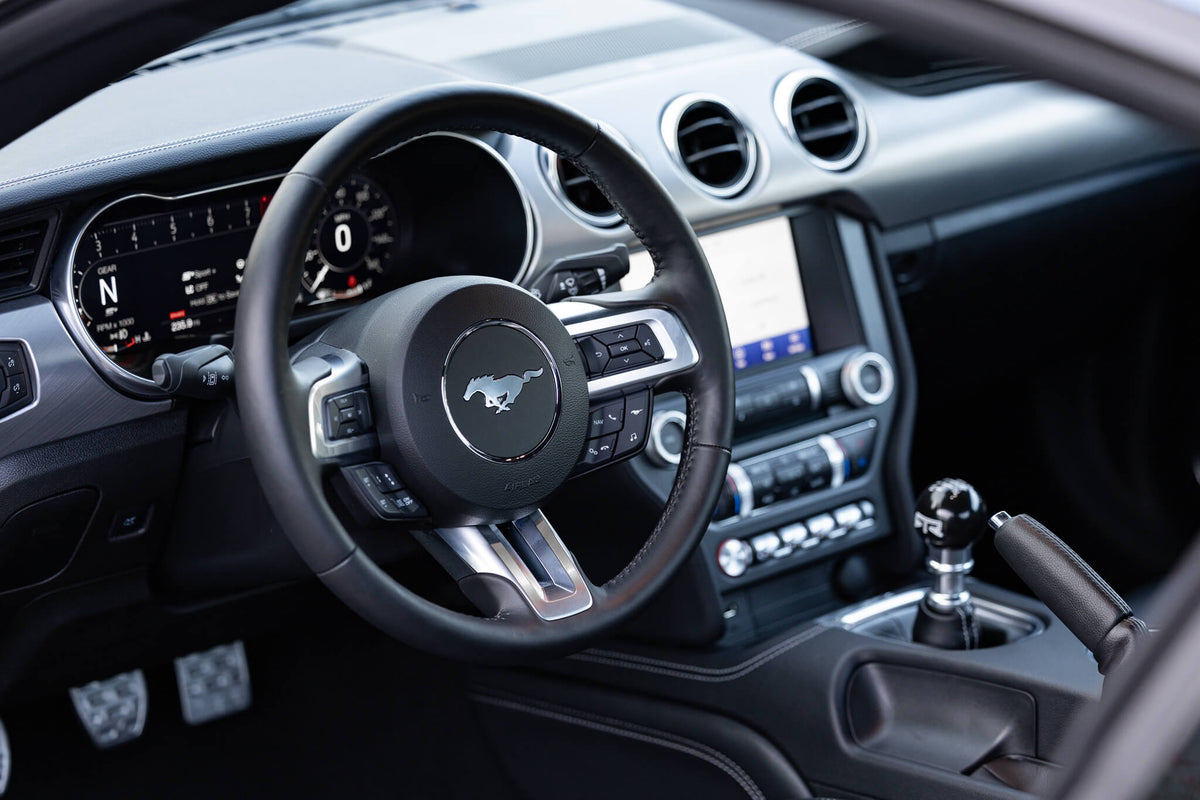 Interior view of 2023 Mustang RTR Spec 5 in Atlas Blue