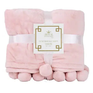 RS Pink Pom Blanket - Hingeon5th
