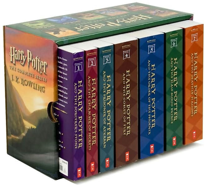 Harry Potter Paperback Box Set (Books 1-7) – Tazas y Portadas