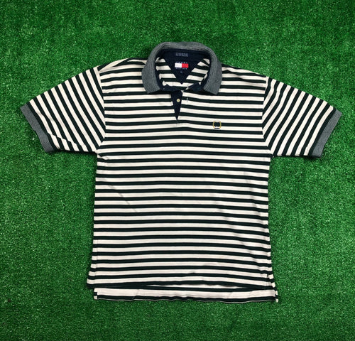 Vintage Tommy Hilfiger Striped Polo Shirt (XL) – Like New Vintage