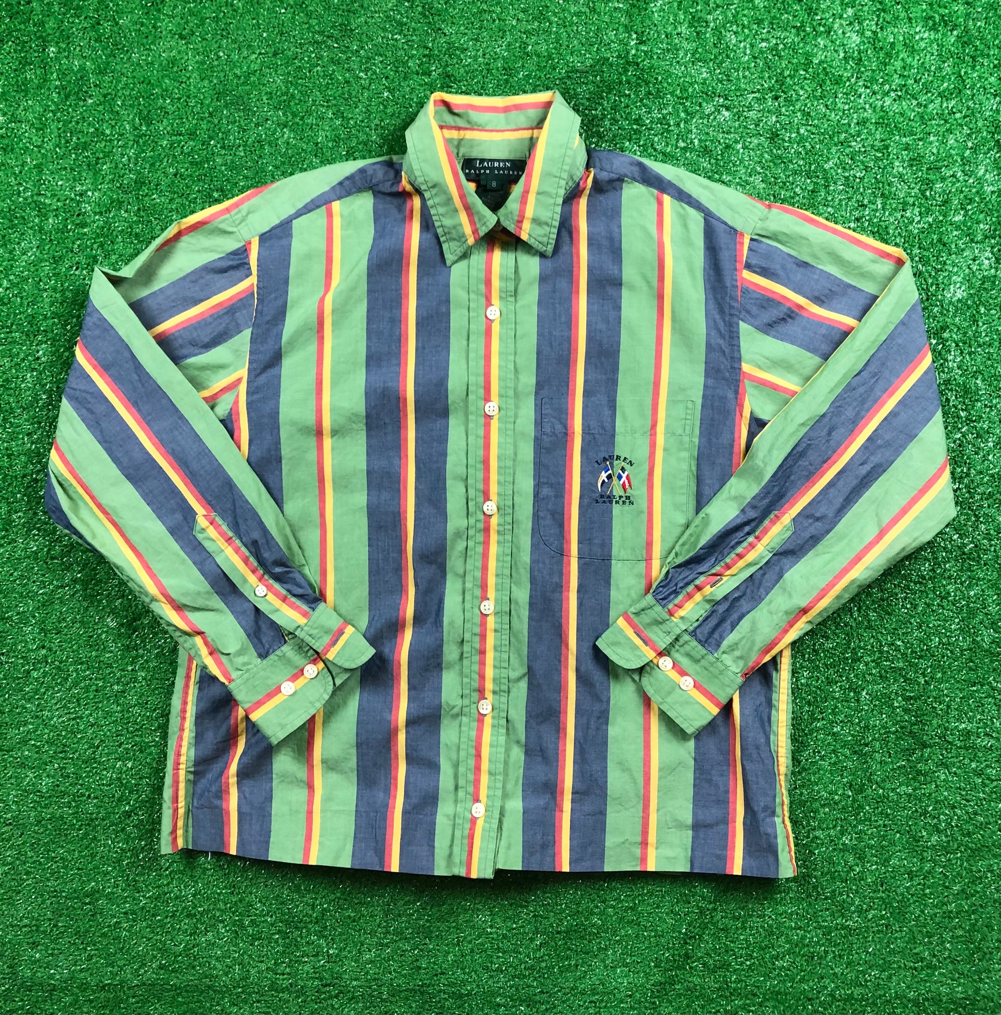 Vintage “Women's Polo Ralph Lauren” Button-Down Shirt – shoparea95
