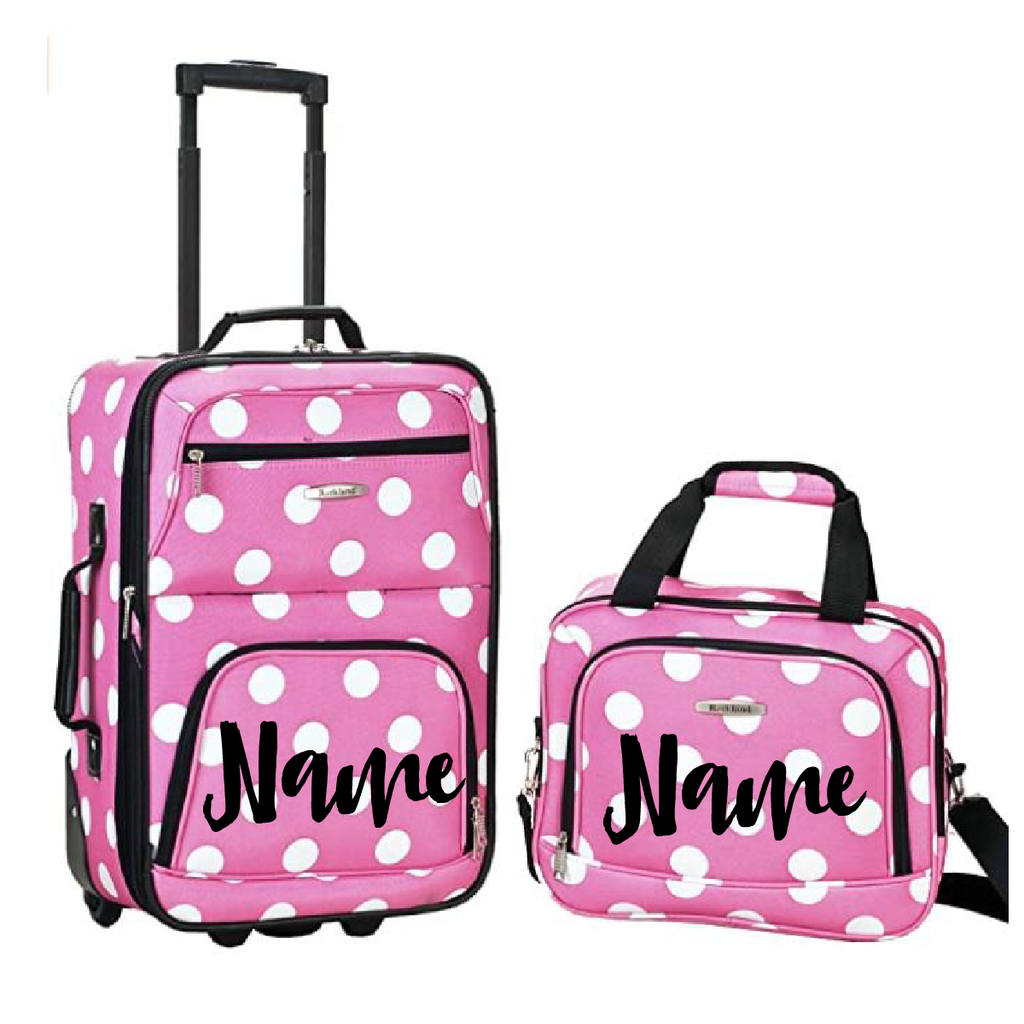 girly luggage