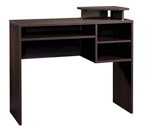 natural wood desk hutch