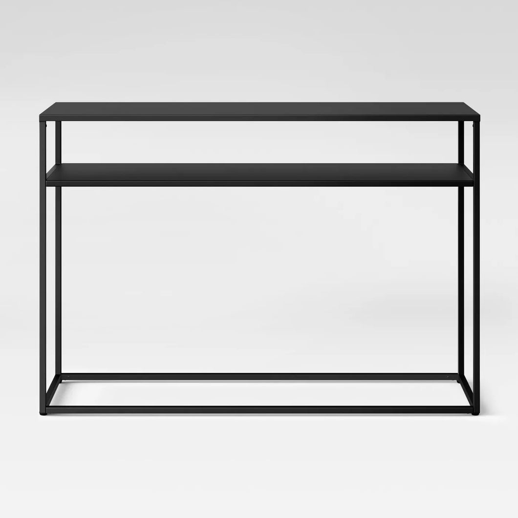 glasgow metal console table white