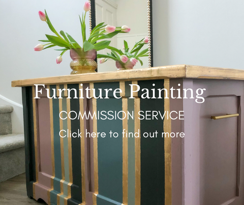 Furniture painting and upcycling commission service 