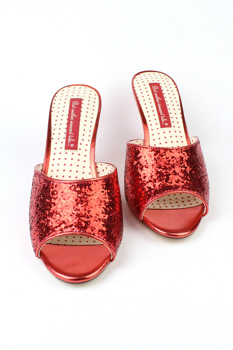 red glitter dress shoes