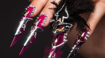 Halloween Nailart extreme Stiletto 