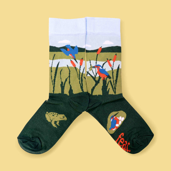 Men’s Malachite Kingfisher socks