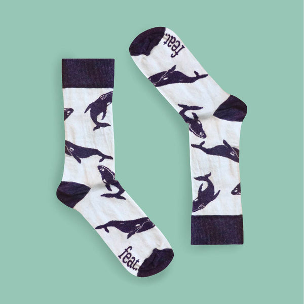 Ladies’ Southern Right Whale socks