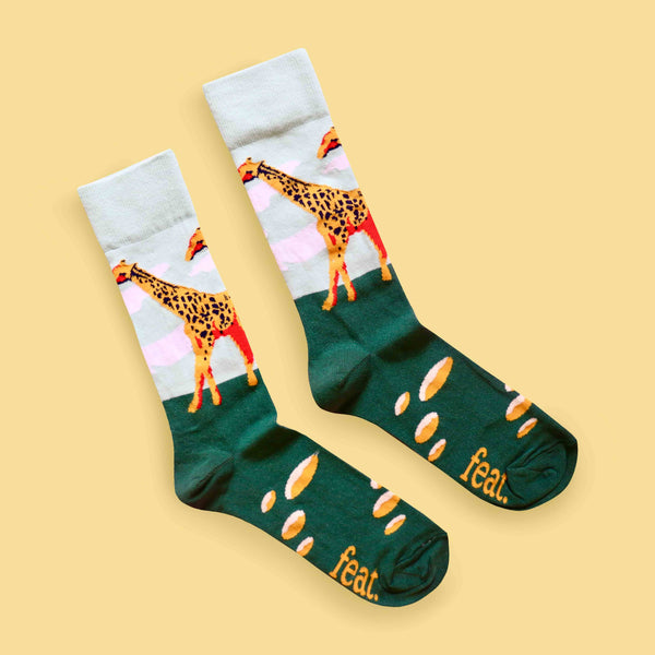 Ladies’ Sauntering Giraffe socks