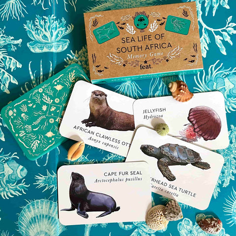 Sea creatures/life of South Africa Memory Game | Feat. Designer Goods
