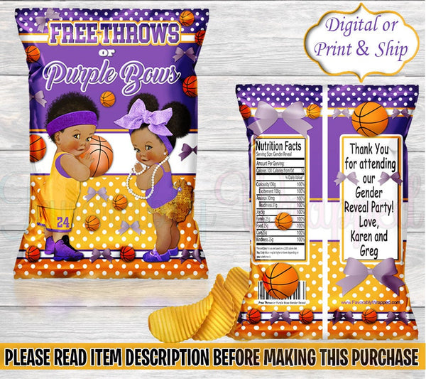 Layup or Makeup Mini M&M Candy Wrapper-Layup or Makeup Chip Bag-Free T –  Favorably Wrapped