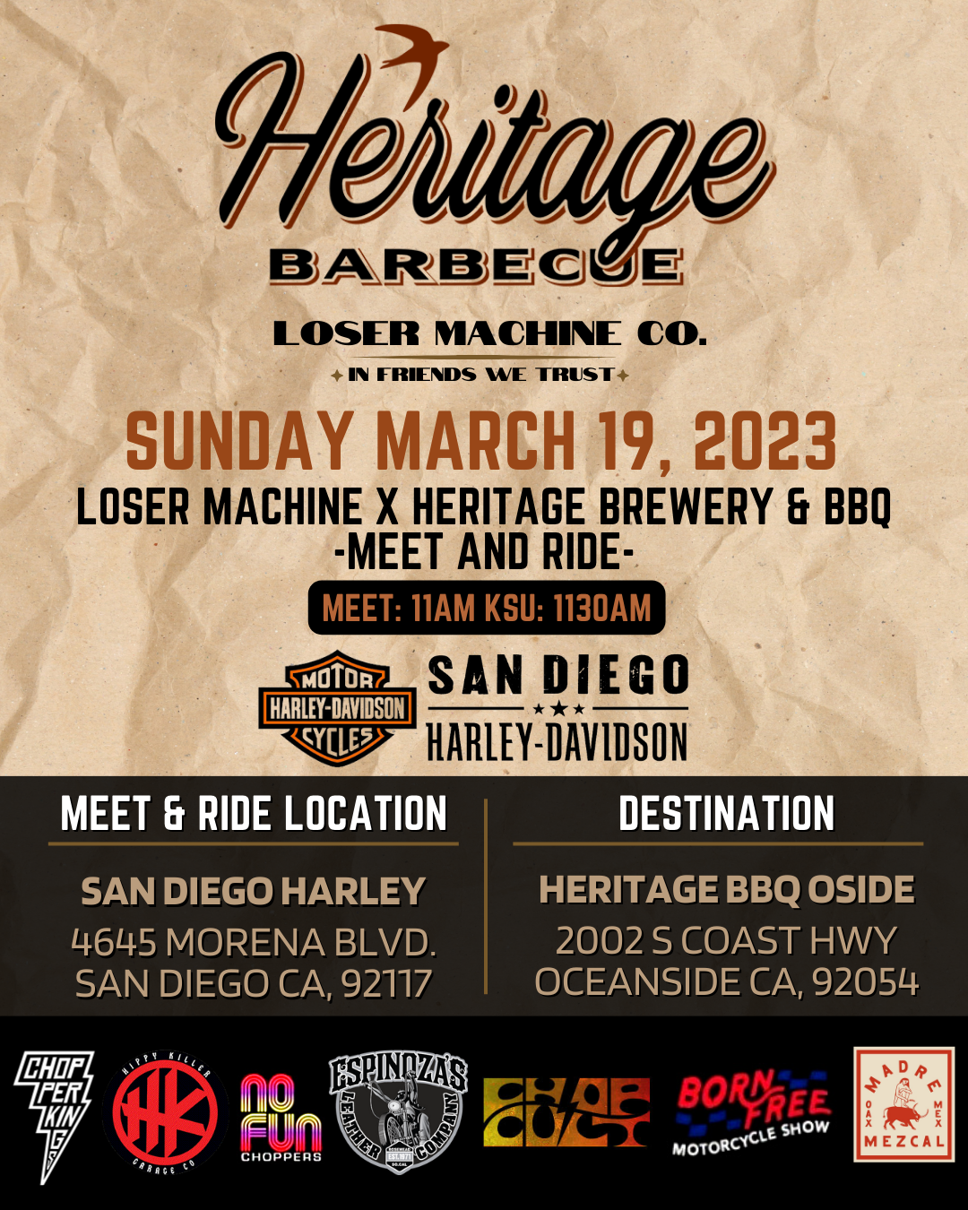 LMC x Heritage BBQ Meet & Ride