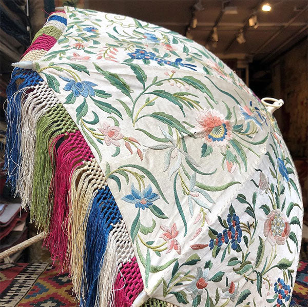 Embroidered Umbrella photo by Jenny Hart