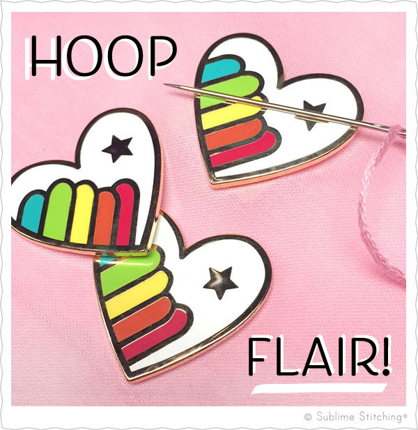 Hoop Flair™ Needle Minders from Sublime Stitching