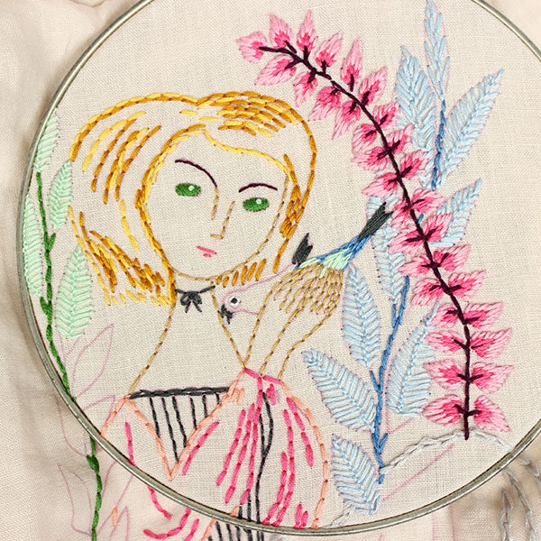 Mary Blair Embroidered by Jenny Hart
