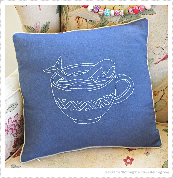 simple hand embroidery designs for pillow covers