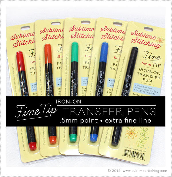 Sublime Stitching Fine Tip Iron-On Transfer Pen - Black