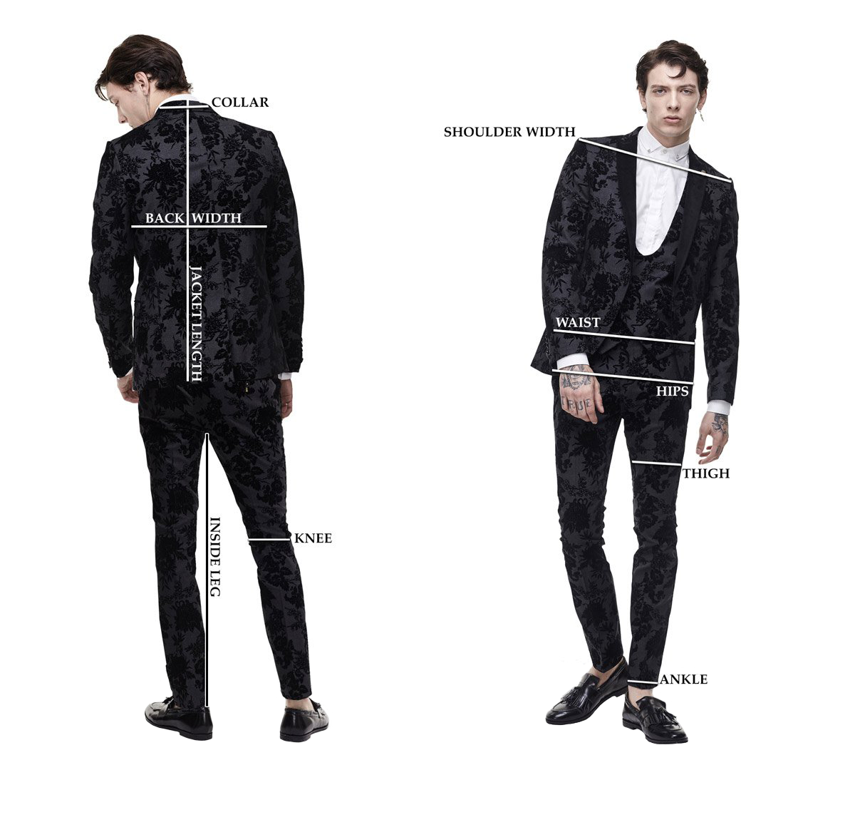 Men's Size Guide – Twisted Tailor