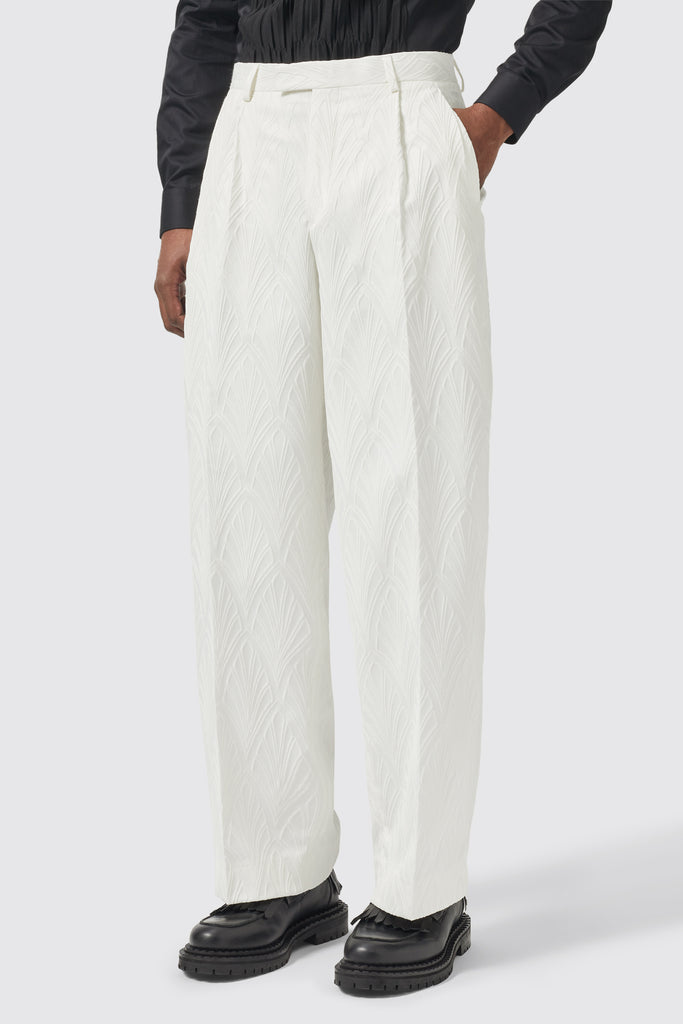 ASOS Edition Skinny Tuxedo Suit Trousers In Sequin And Lace Embellished  White Sa 18  Asos  Lookastic