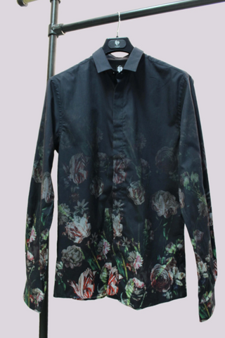 Twisted Tailor Strauss patterned shirt