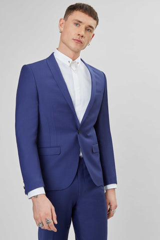 Ellroy Skinny Stretch Royal Blue Suit Jacket