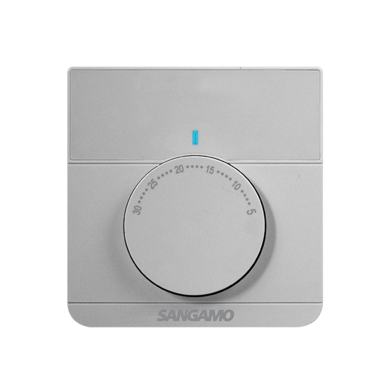 Sangamo Electronic Room Thermostat Silver - CHPRSTATS