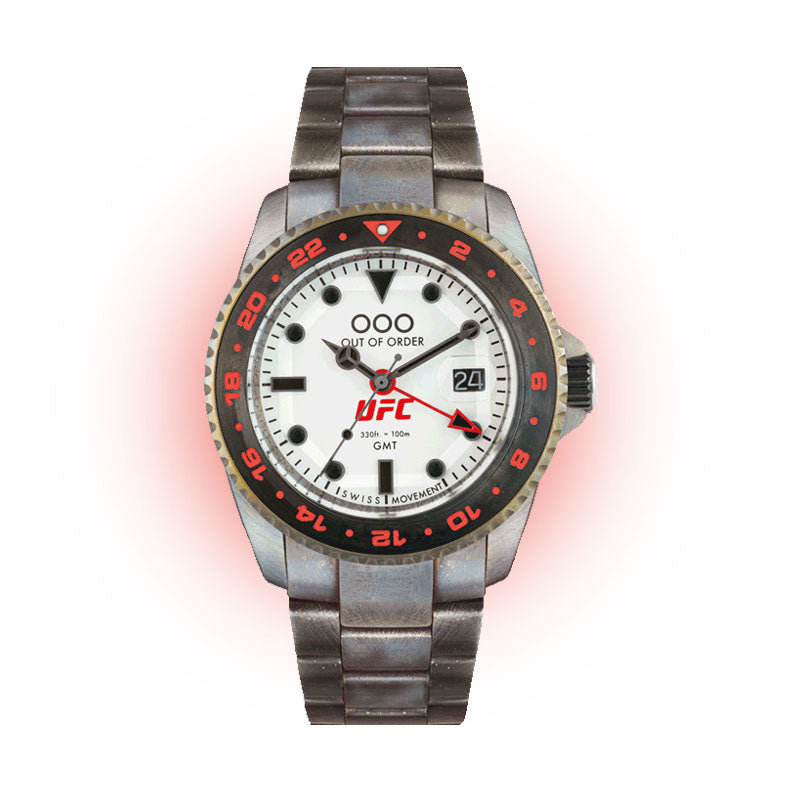 UFC GMT - LIMITED EDITION -SPECIAL UF WATCH PIECE - OUT OF ORDER WATCHES 