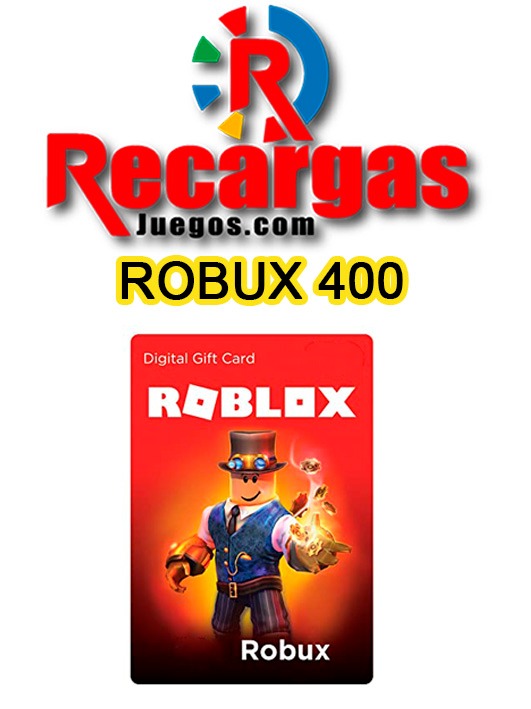 400 Roblox Balance Recargasjuegos - 400 robux balance
