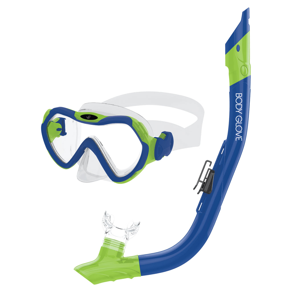 Grape Mask/Snorkel Combo - Blue/Lime