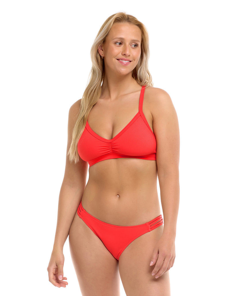 Ibiza Drew D-F Cup Bikini Top - Snapdragon