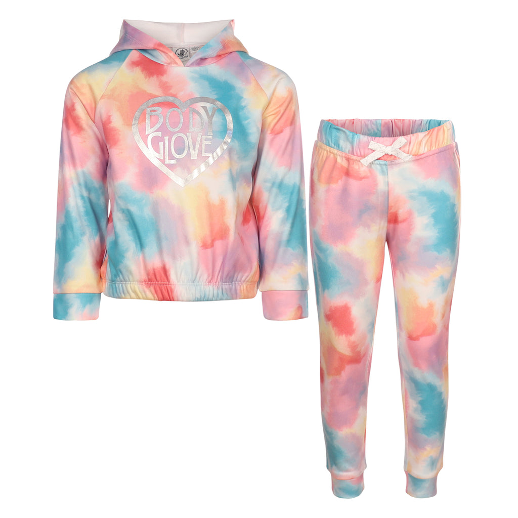 Girls' Two-Piece Sweatsuit - Multi