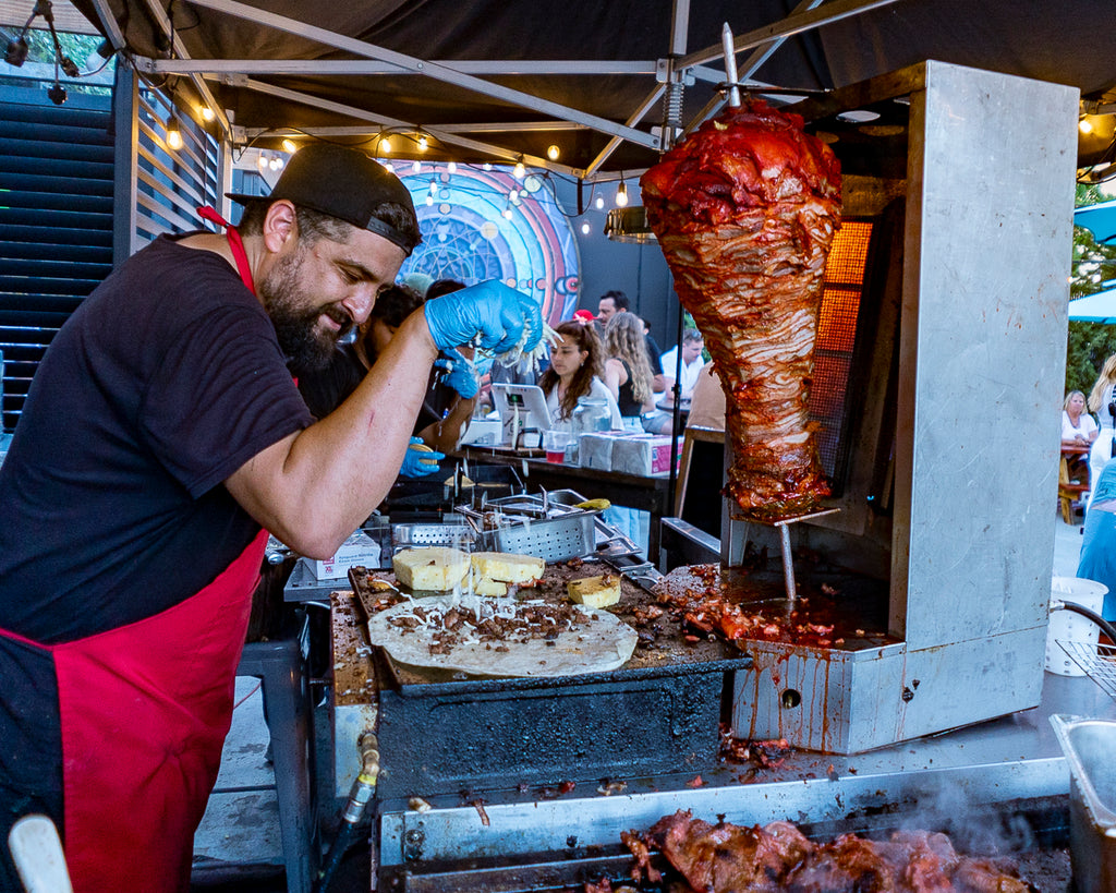 The Los Ángeles Taco Company cooking food