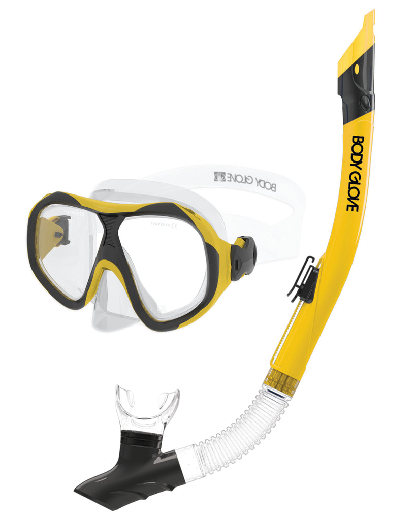 Enlighten II Mask / Snorkel Combo - Yellow/Black