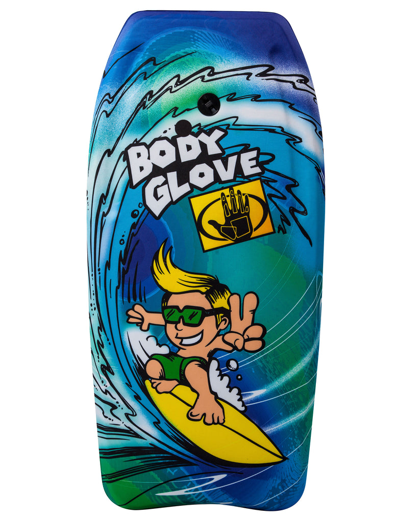 Classic 37" Body Board with Peace Out Graphic