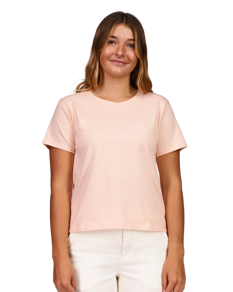 Tati x Body Glove Sunrise T-Shirt - Peach