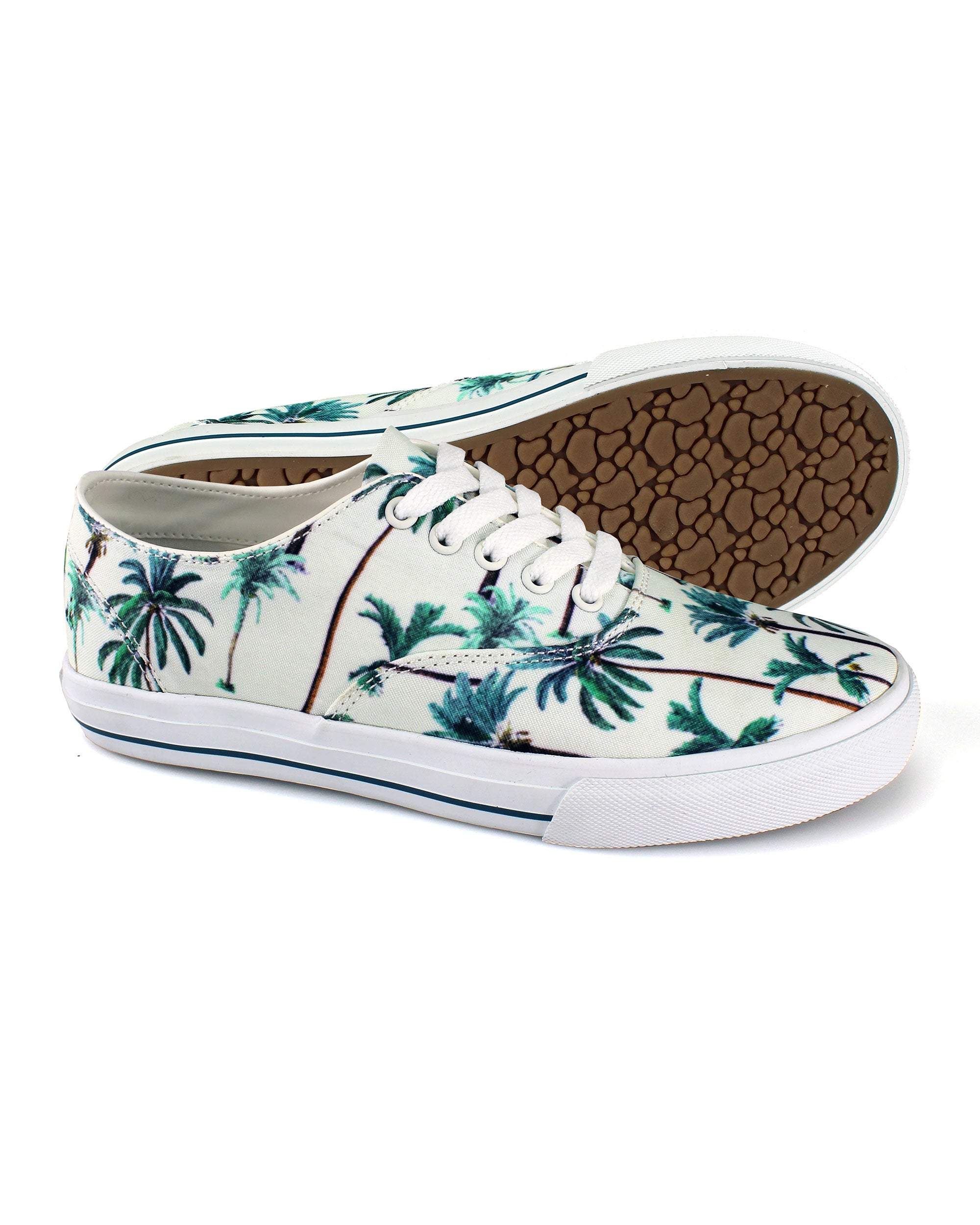 Amalfi Canvas Shoe - Tuile Palm Tree 