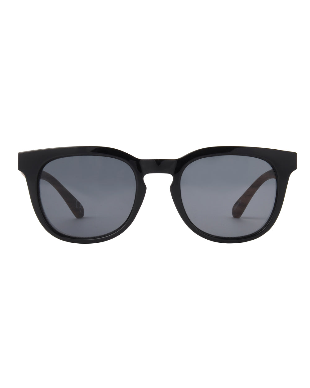 Maxwell Square Sunglasses - Black/Dark Wood - Body Glove