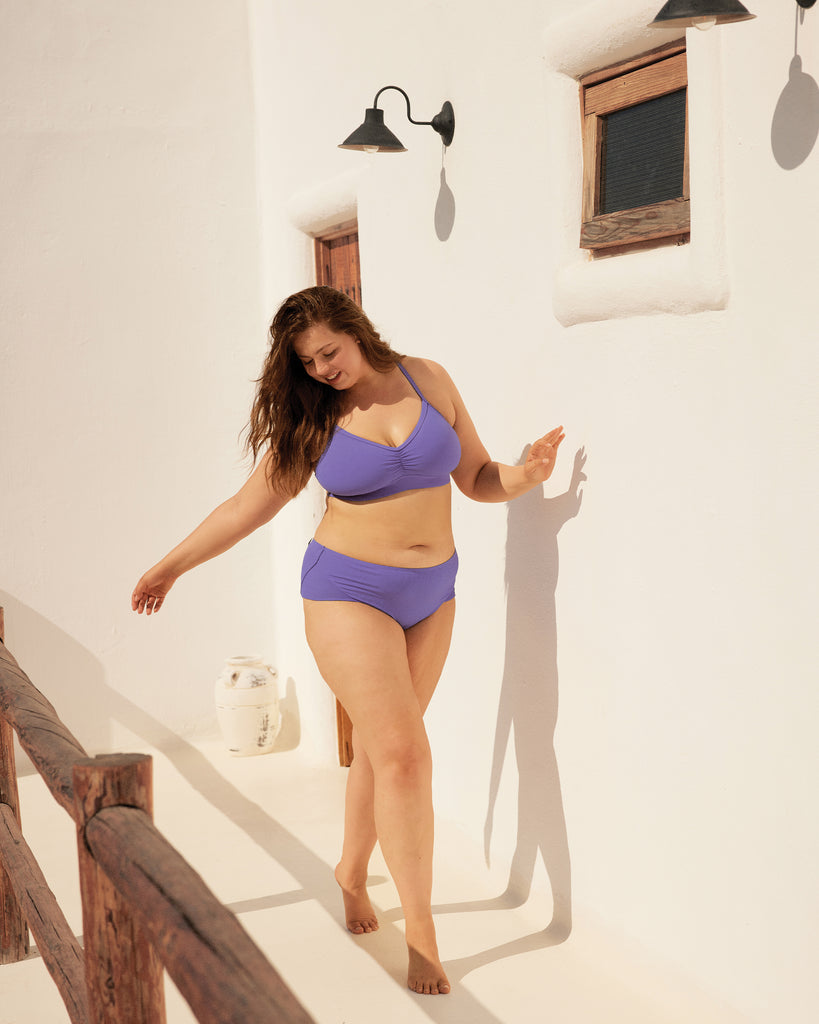 Ibiza Drew Plus Size Swim Top - Clearwater