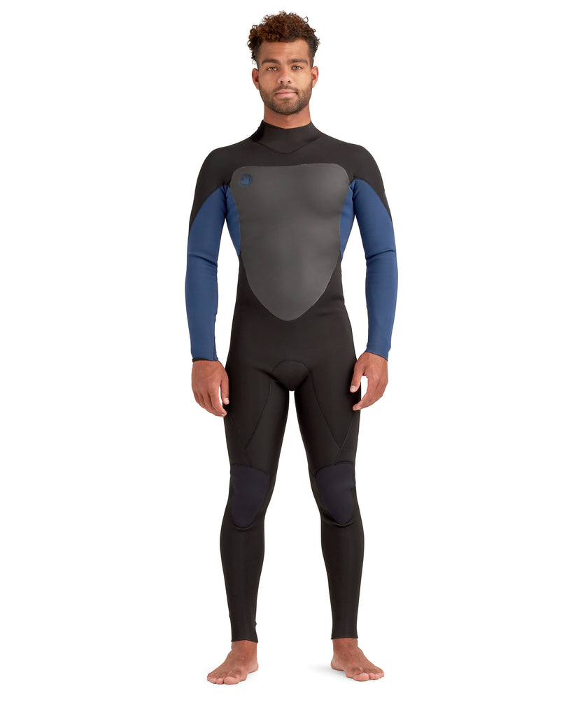 Phoenix 3/2mm Men's Back-Zip Fullsuit - Blue