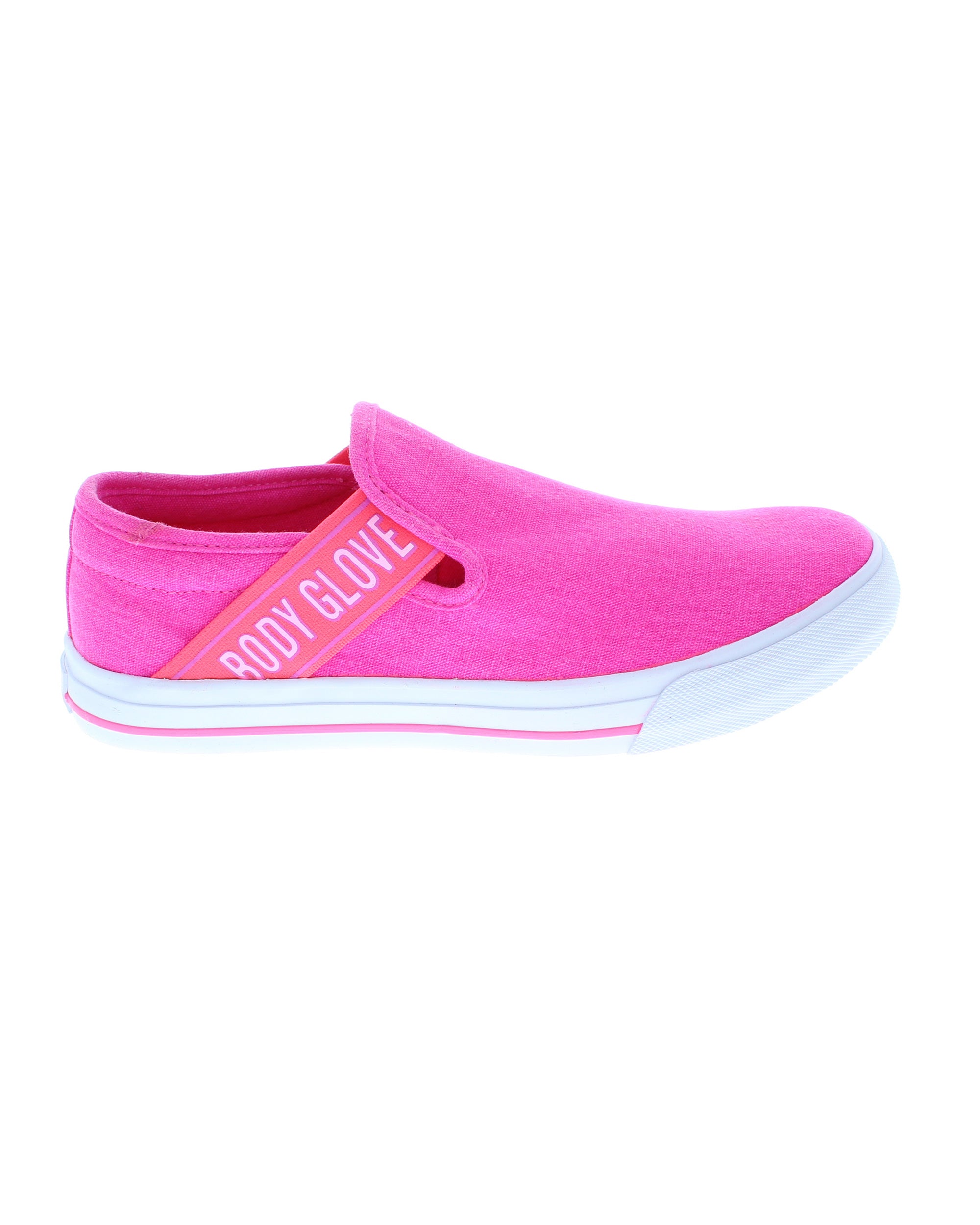 pink canvas slip on shoes