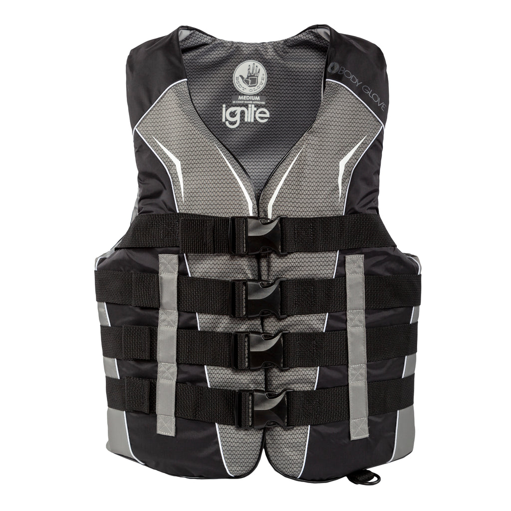 Ignite Type III Unisex Nylon USCGA PFD - Grey/Black