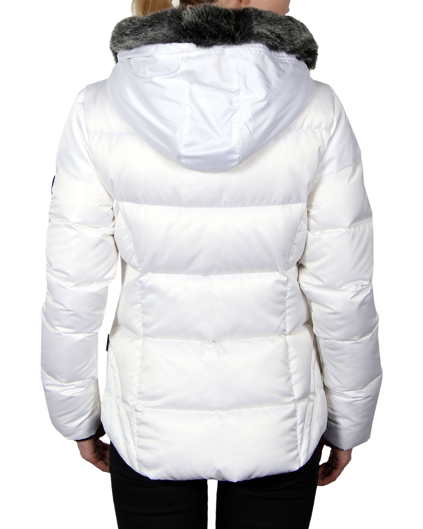 womens white down coat