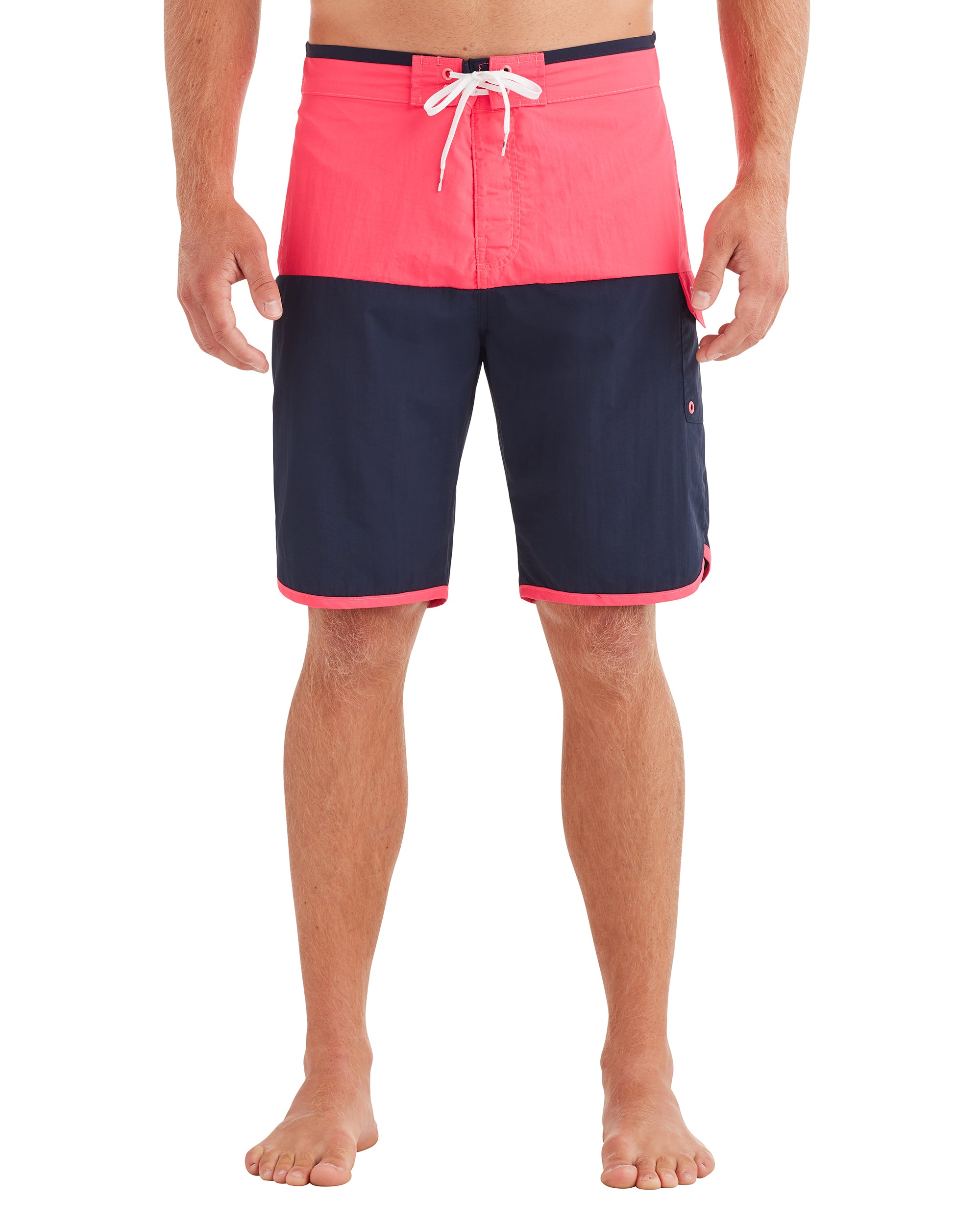 pink swim shorts