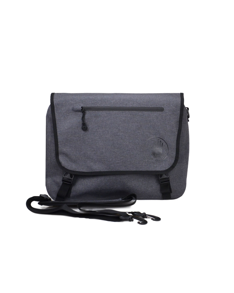 Terramar Waterproof Messenger Bag - Grey
